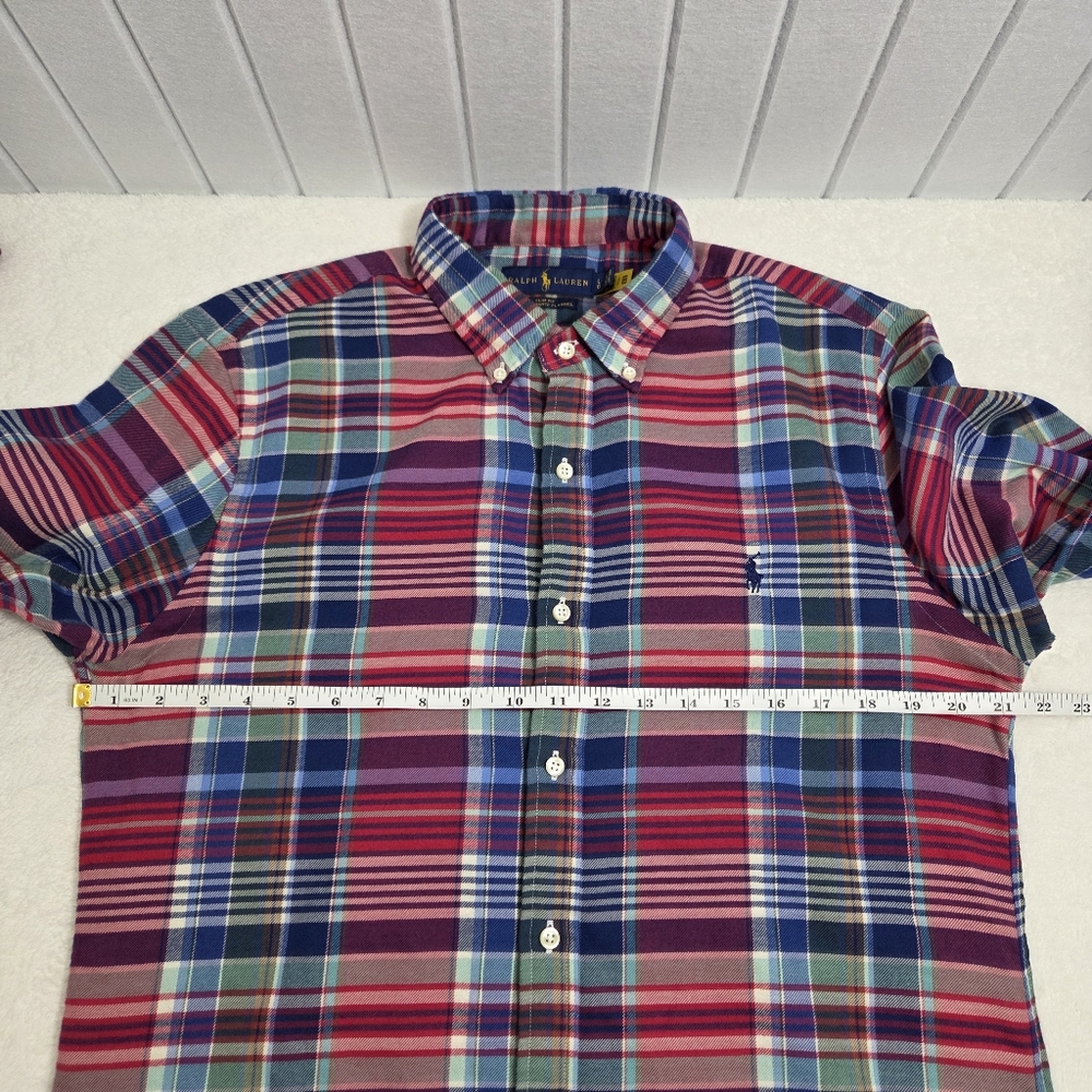 Ralph Lauren Multicolor Button Down Plaid Shirt S… - image 3